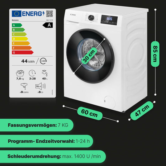 Bomann Waschmaschine 7kg