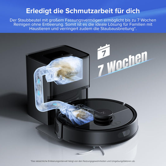 roborock Saugroboter mit Wischfunktion und LiDAR-Navigation