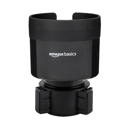 Amazon Basics Large Bottle Car Cup Holder Expander – Black
