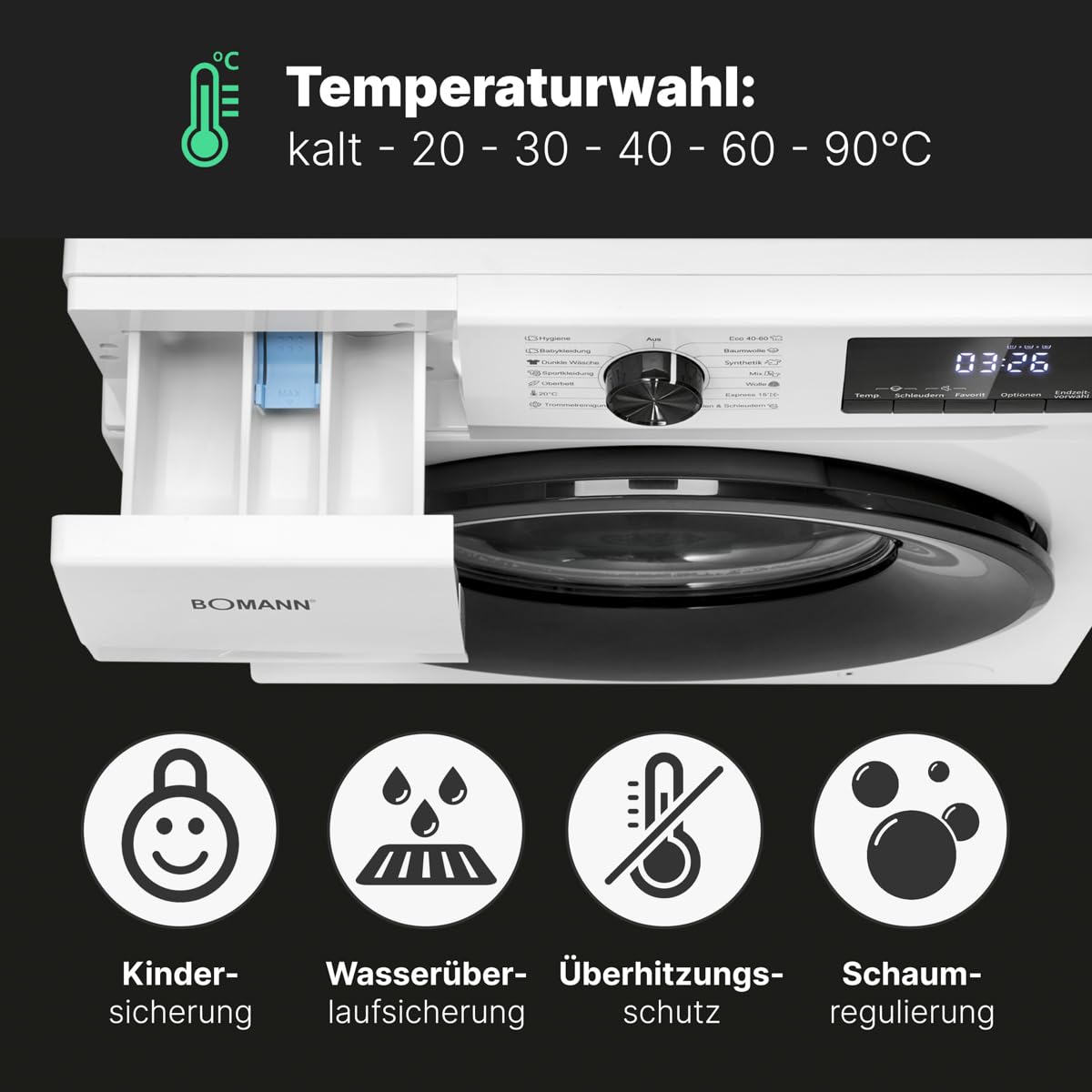 Bomann Waschmaschine 7kg
