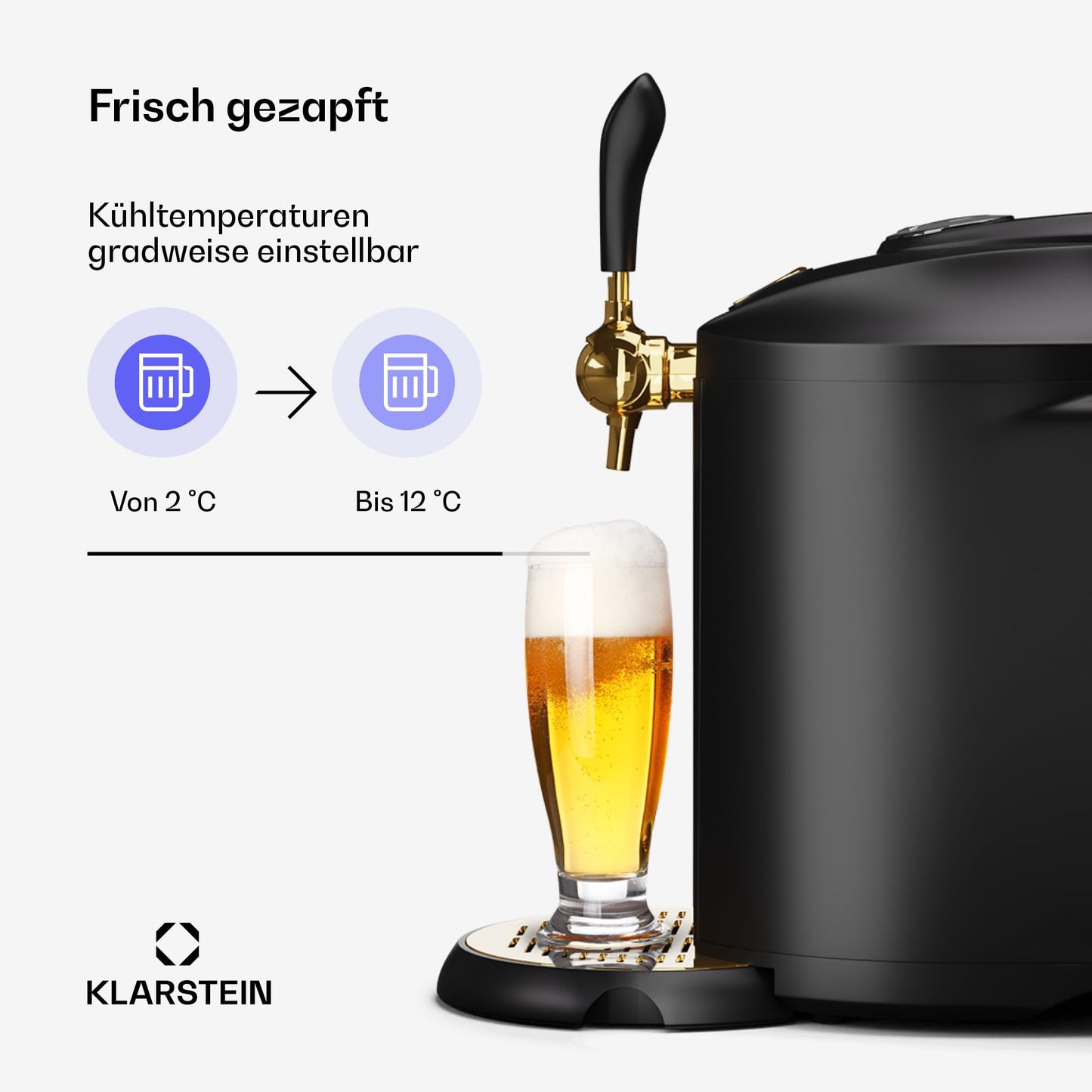 Klarstein Bierzapfanlage mit Kühlung