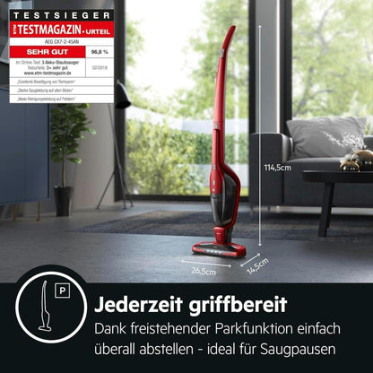 AEG Ergorapido 2in1 Akku Staubsauger