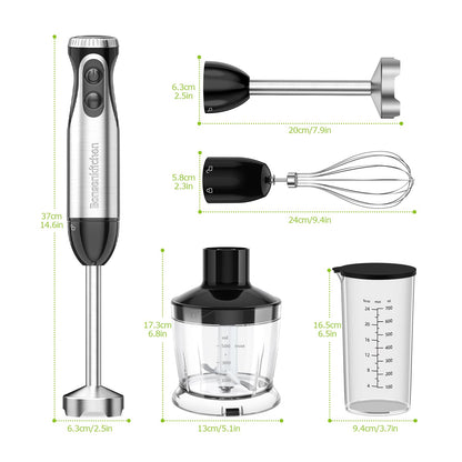 Bonsenkitchen 4-in-1 Stabmixer