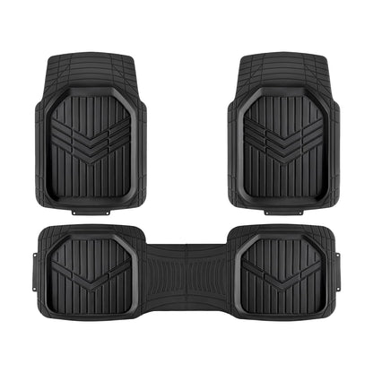 Amazon Basics Trim-to-Fit All-Weather Floor Mats – Black