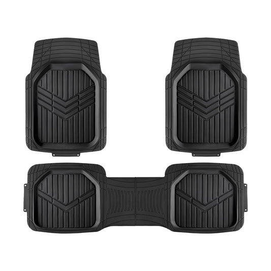 Amazon Basics Trim-to-Fit All-Weather Floor Mats – Black