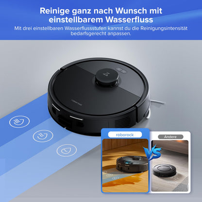 roborock Saugroboter mit Wischfunktion und LiDAR-Navigation