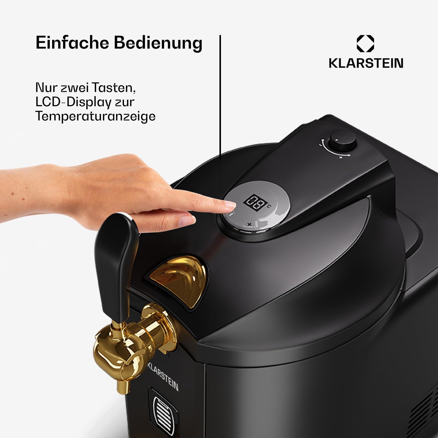 Klarstein Bierzapfanlage mit Kühlung