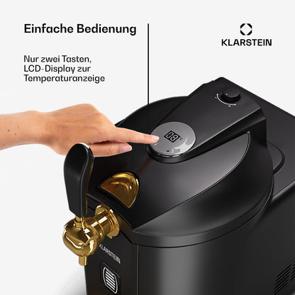 Klarstein Bierzapfanlage mit Kühlung