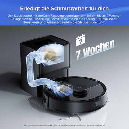 roborock Saugroboter mit Wischfunktion und LiDAR-Navigation