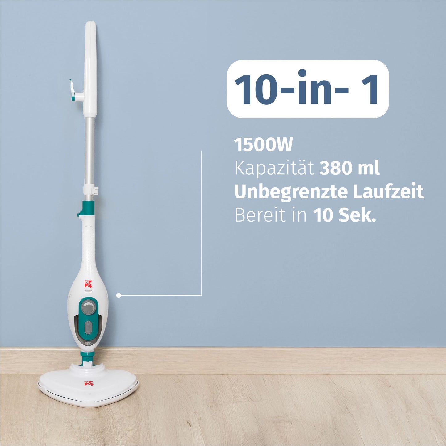 Di4 Steamclean Multifunktion Dampfreiniger 10 in 1