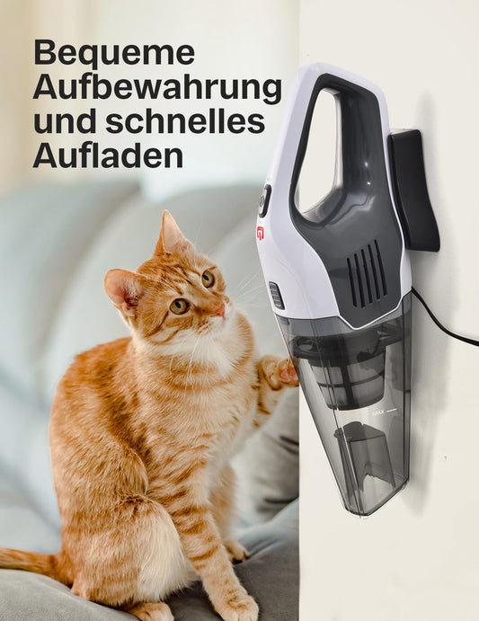 Kabelloser Handstaubsauger für Auto und Zuhause