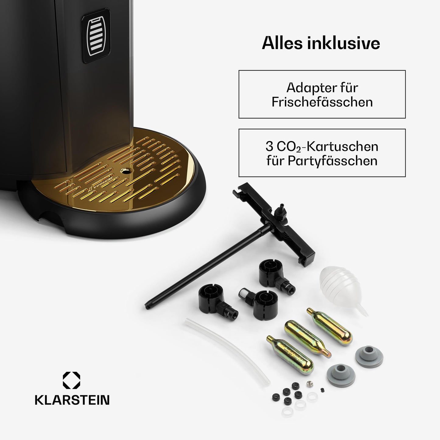 Klarstein Bierzapfanlage mit Kühlung