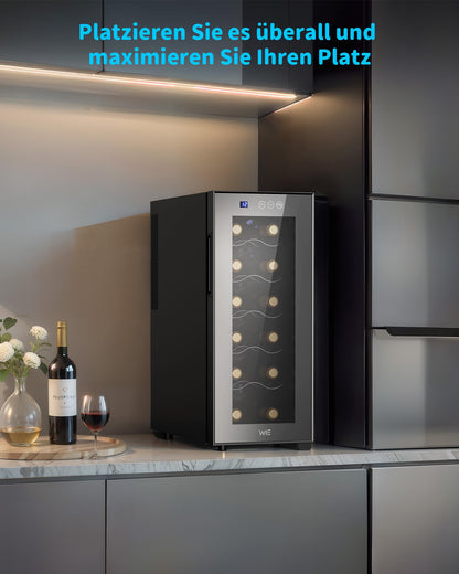WIE Weinkühlschrank für 12 Flaschen