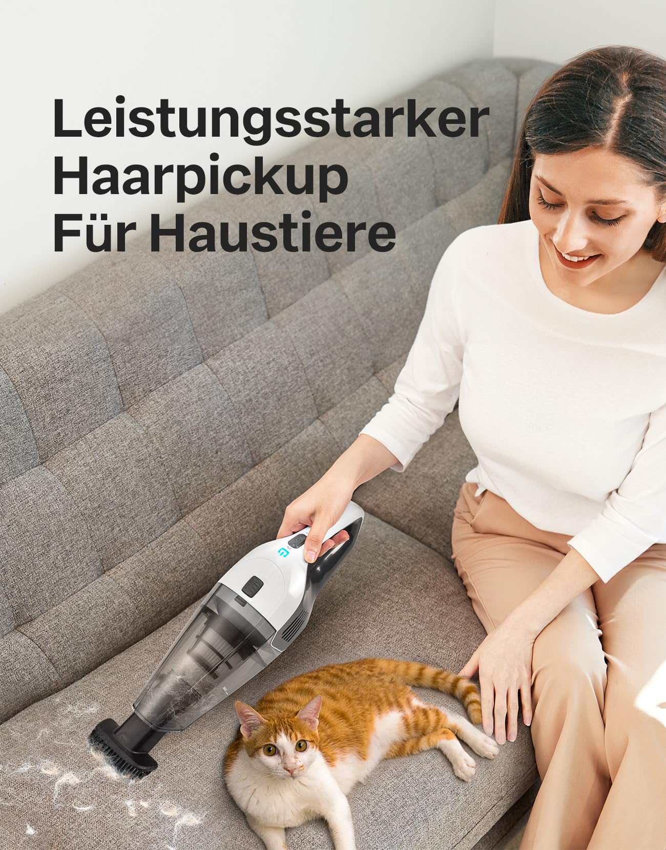 Kabelloser Handstaubsauger für Auto und Zuhause