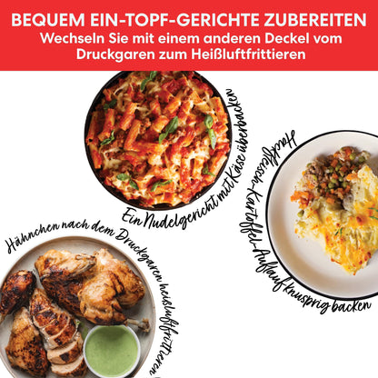 Instant Pot Duo Crisp Heißluftfritteuse und Multikocher