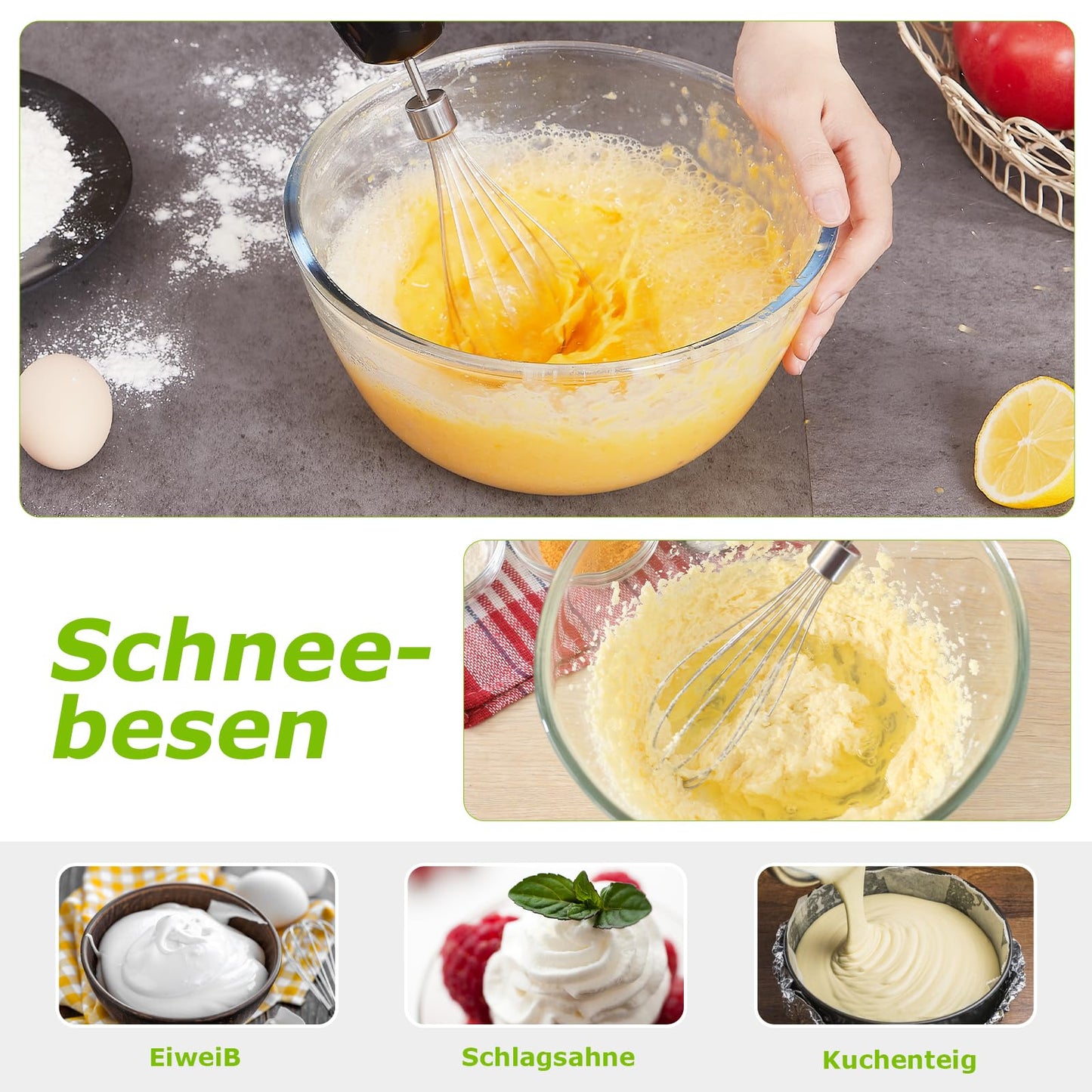 Bonsenkitchen 4-in-1 Stabmixer