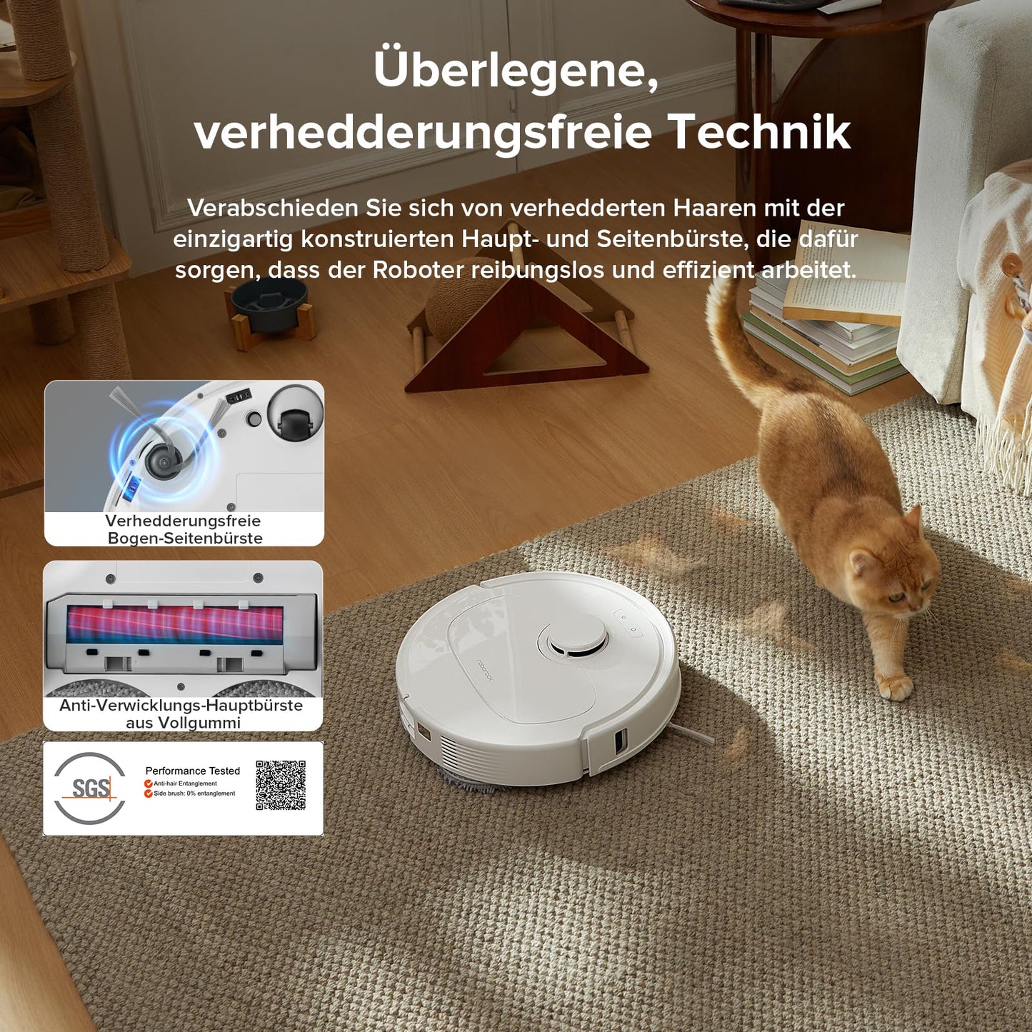 roborock Saug- und Wischroboter mit Absaugstation