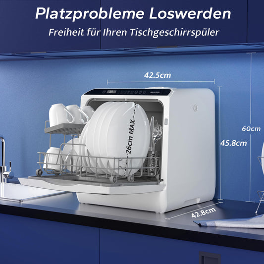 AIRMSEN Tischgeschirrspüler mit Wassertank