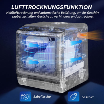 AIRMSEN Tischgeschirrspüler mit Wassertank