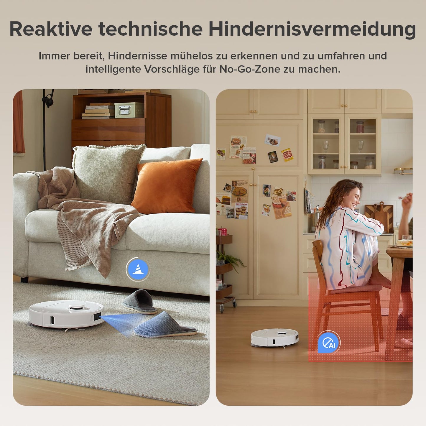 roborock Saug- und Wischroboter mit Absaugstation