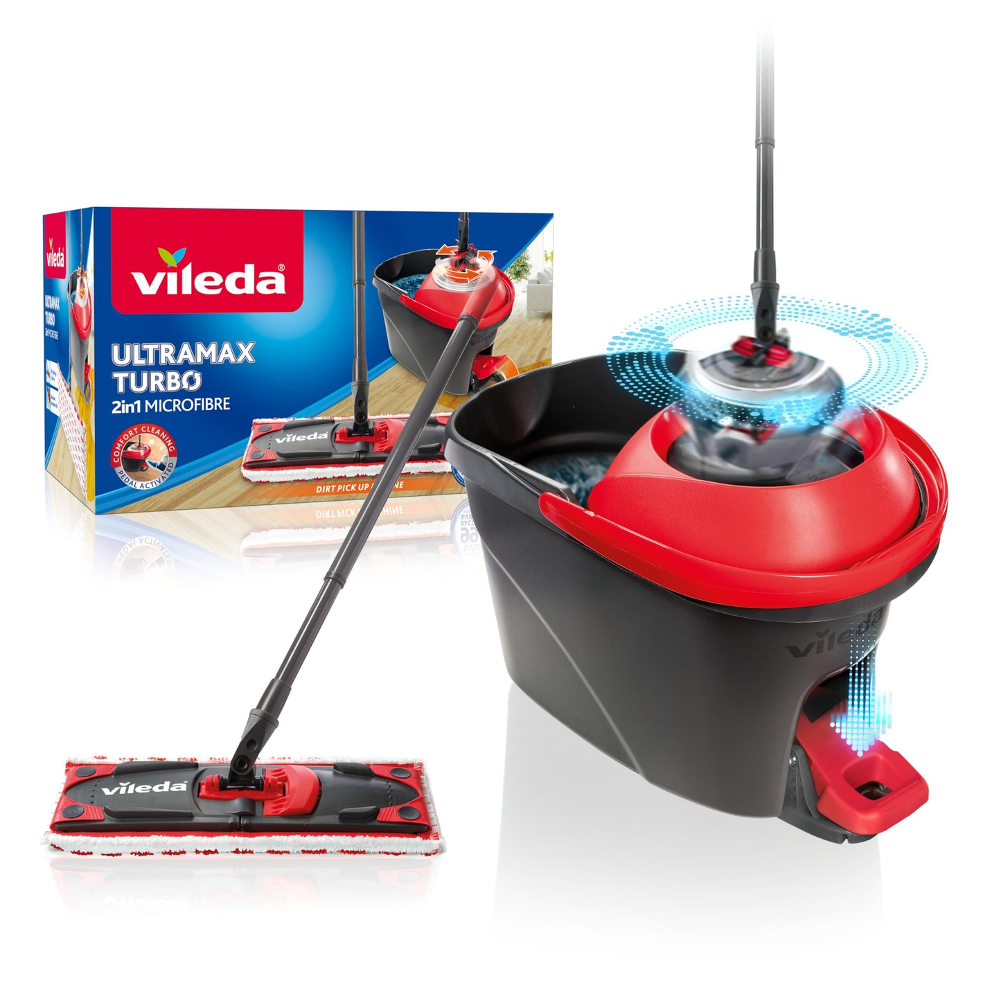 Vileda Ultramax Turbo 2in1 Bodenwischer Set