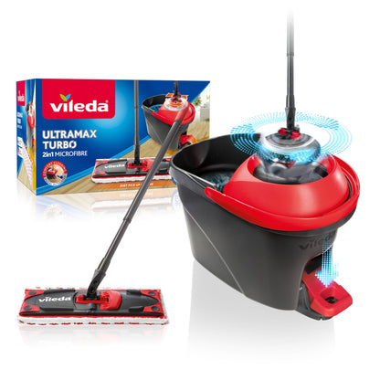 Vileda Ultramax Turbo 2in1 Bodenwischer Set