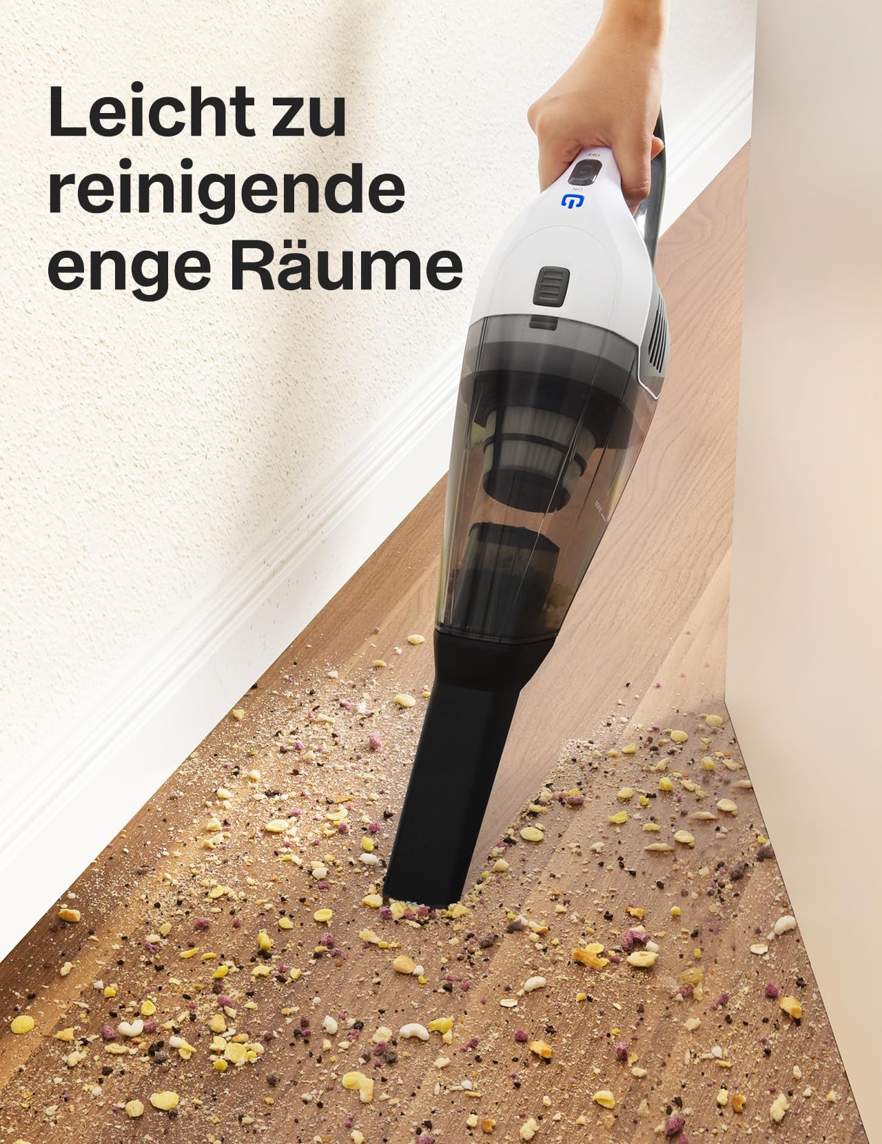 Kabelloser Handstaubsauger für Auto und Zuhause