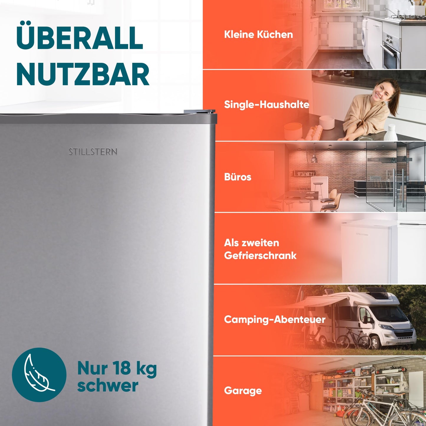 Stillstern Mini Gefrierschrank mit Schloss