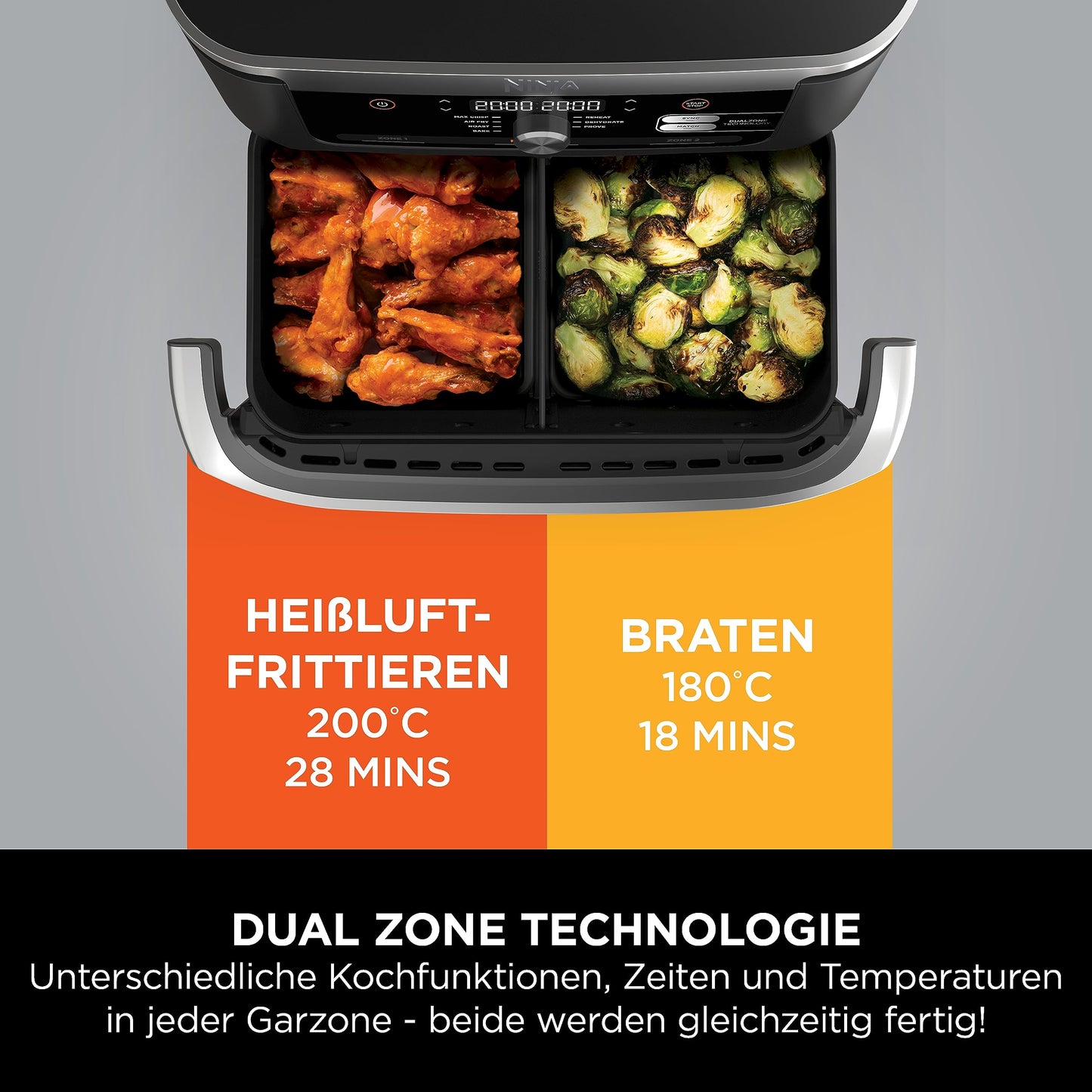 Ninja Foodi FlexDrawer Heißluftfritteuse
