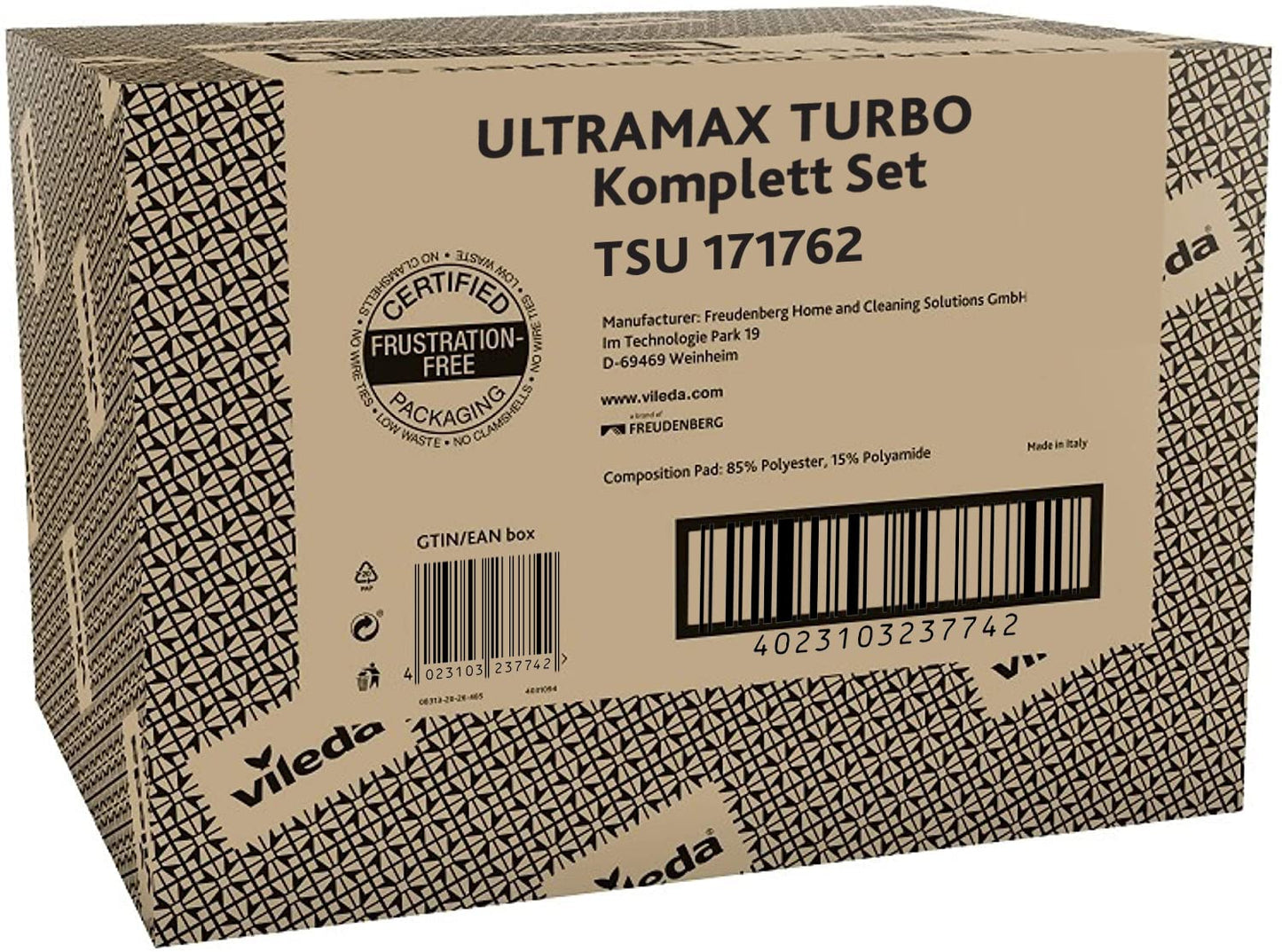 Vileda Ultramax Turbo 2in1 Bodenwischer Set