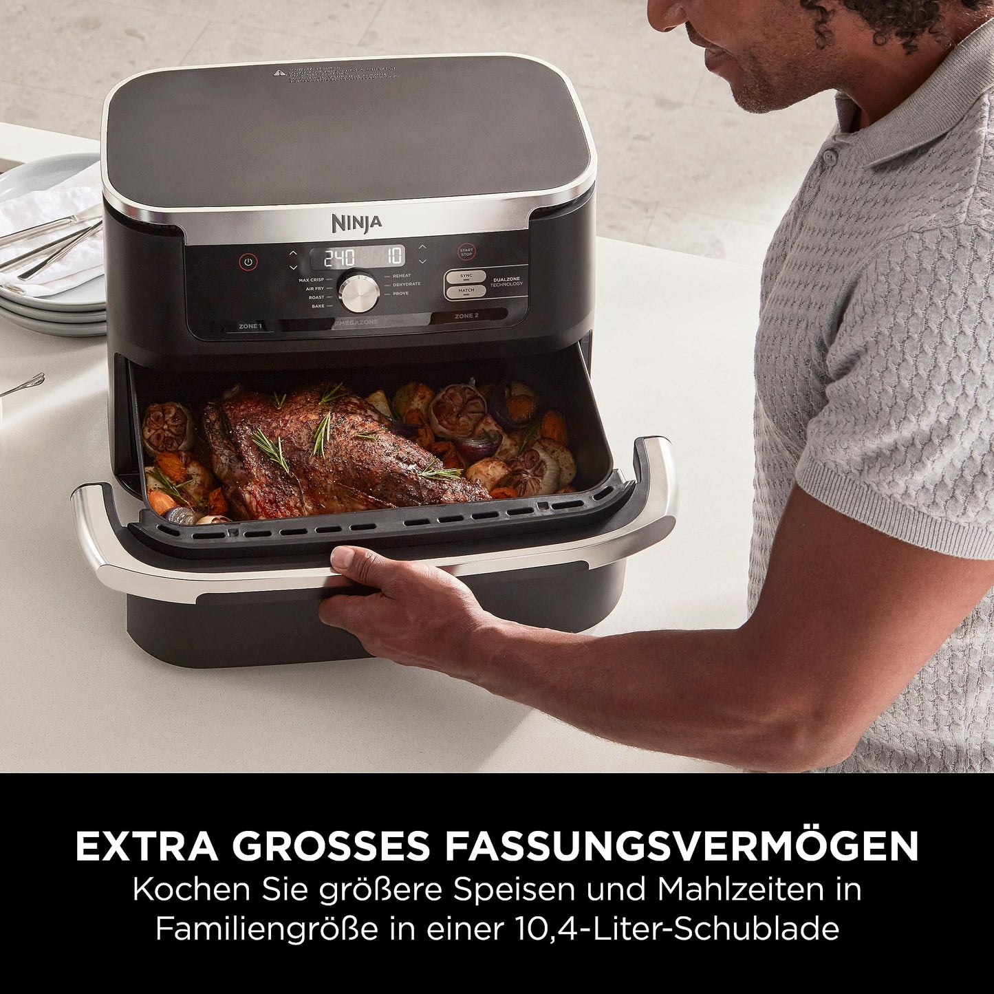 Ninja Foodi FlexDrawer Heißluftfritteuse